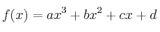 f(x) = ax^3+bx^2+cx+d