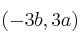 (-3b,3a)