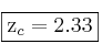 \fbox{z_c=2.33}