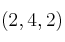 (2,4,2)