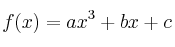 f(x)=ax^3+bx+c