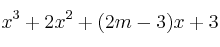 x^3+2x^2+(2m-3)x+3