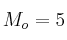 M_o=5