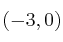 (-3, 0)