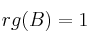rg(B) = 1