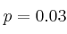 p=0.03