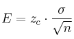 E = z_c \cdot \frac{\sigma}{\sqrt{n}}