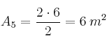 A_5= \frac{2 \cdot 6}{2} = 6 \: m^2