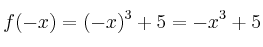 f(-x)=(-x)^3+5=-x^3+5
