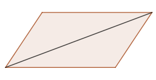 Diagonal mayor de un romboide