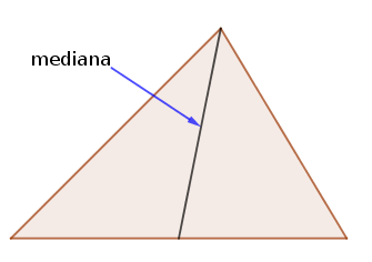 Mediana de un triánguo