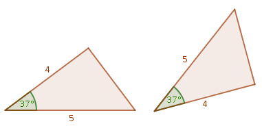 Triángulos con dos lados iguales