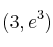 (3,e^3)